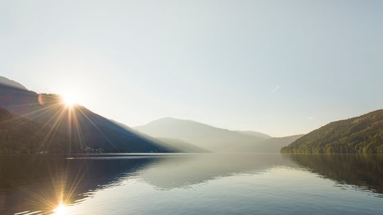 See bei Sonnenaufgang