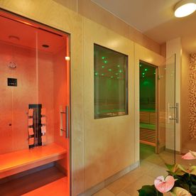 Sauna und Infrarotkabine